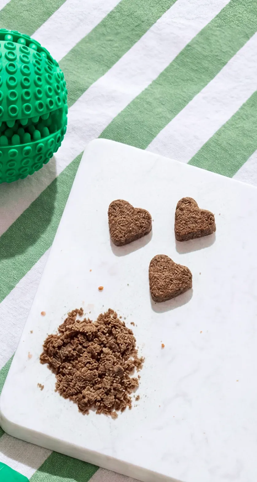Bouchées Balto dans une assiette
